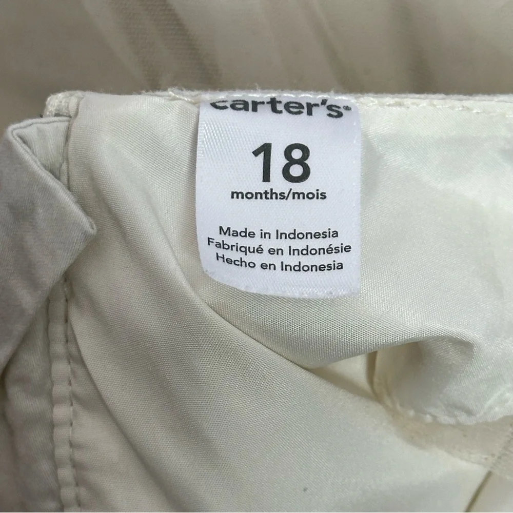 Carter's White/Ivory Tulle Size 18 M Dress Sparkle Detail Lined Holiday
